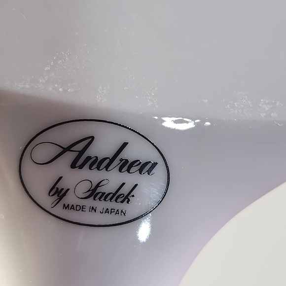 Vintage Dillard's Fruit & Floral 10" Porcelain Plate and Server w/ Gold Trim - Picture 10 of 10